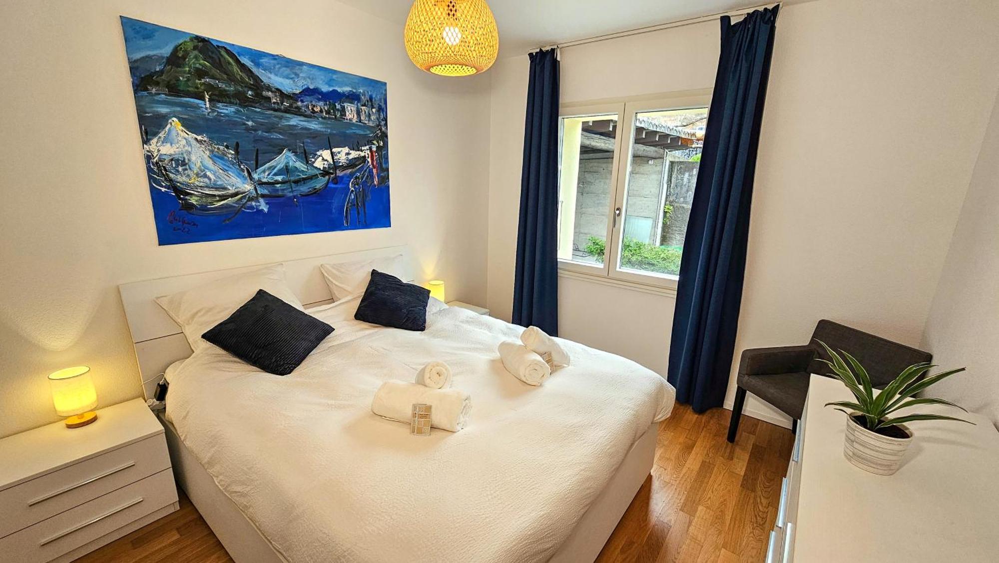 Bellavista Apartment With Free Parking Lugano Bagian luar foto