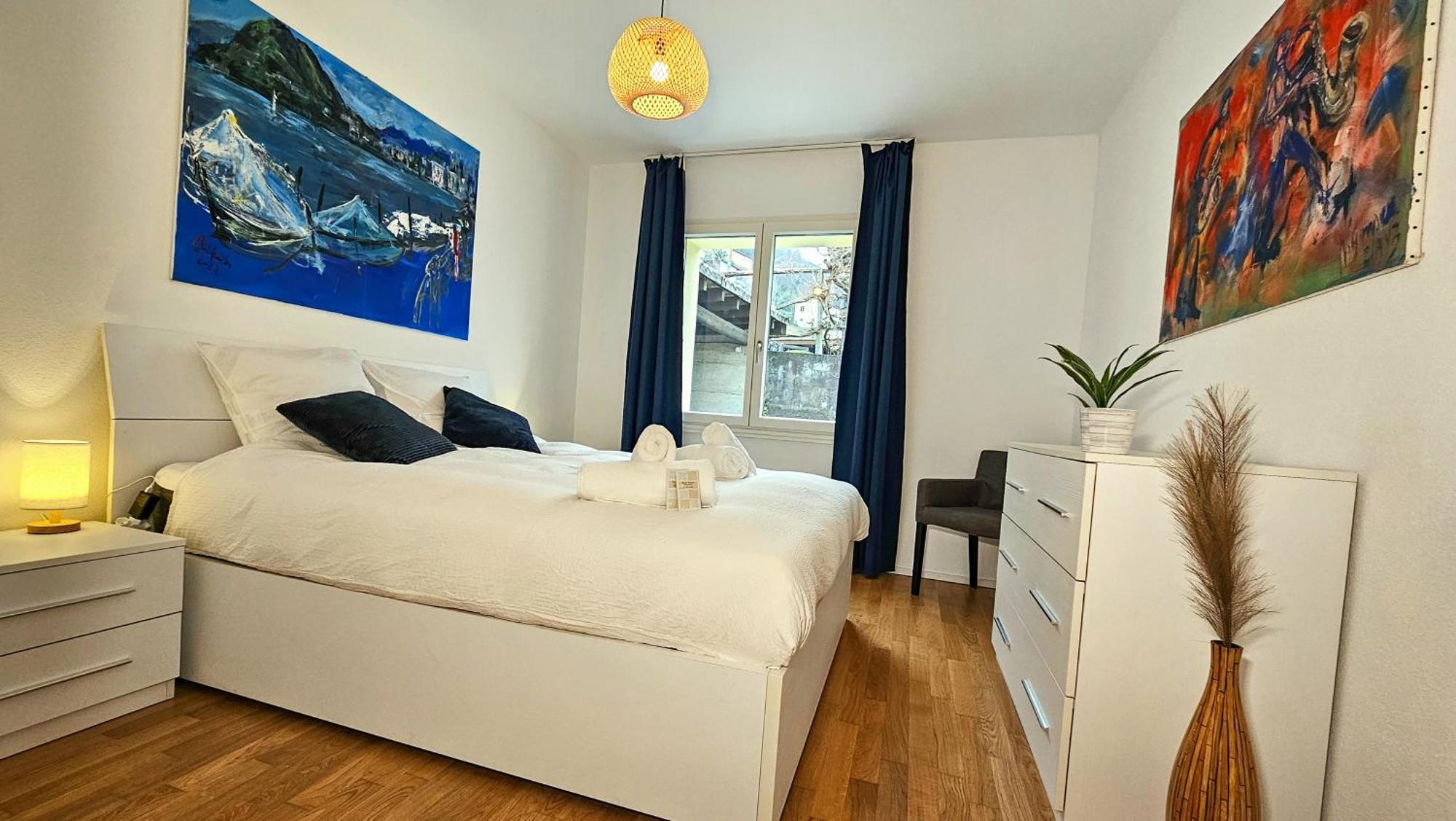 Bellavista Apartment With Free Parking Lugano Bagian luar foto